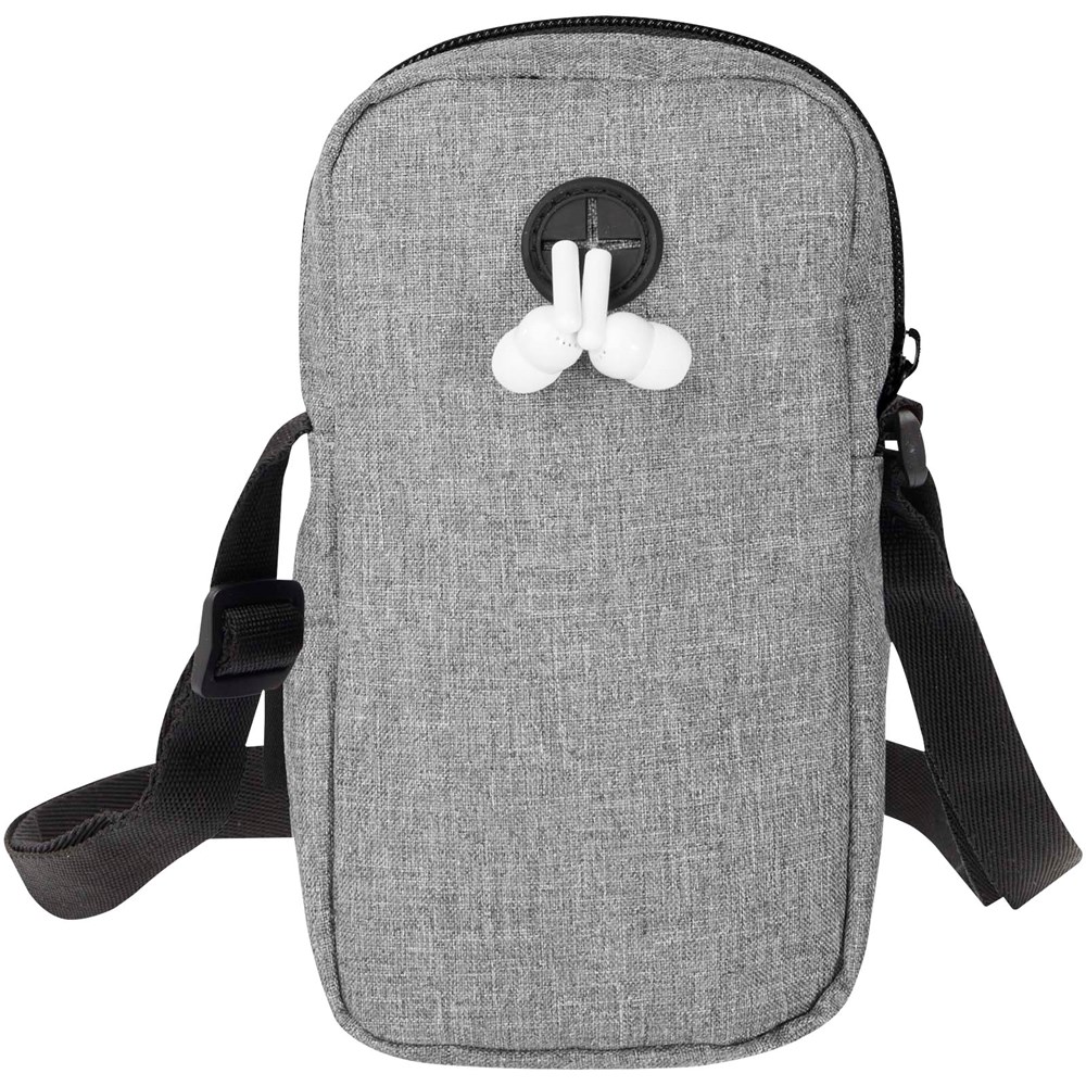 Ross Handytasche aus recyceltem GRS-Material heather grau