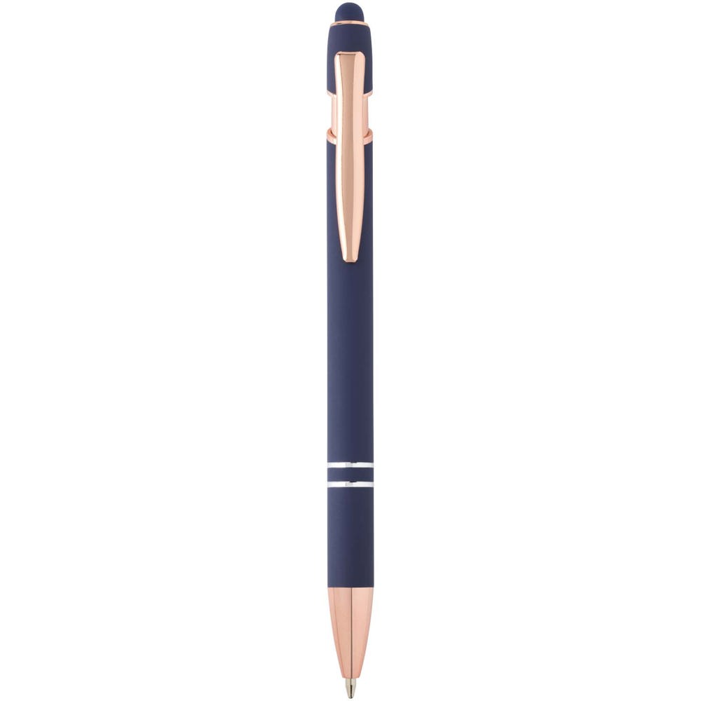 Nanna Kugelschreiber mit Roségold Finish Ozeanblau