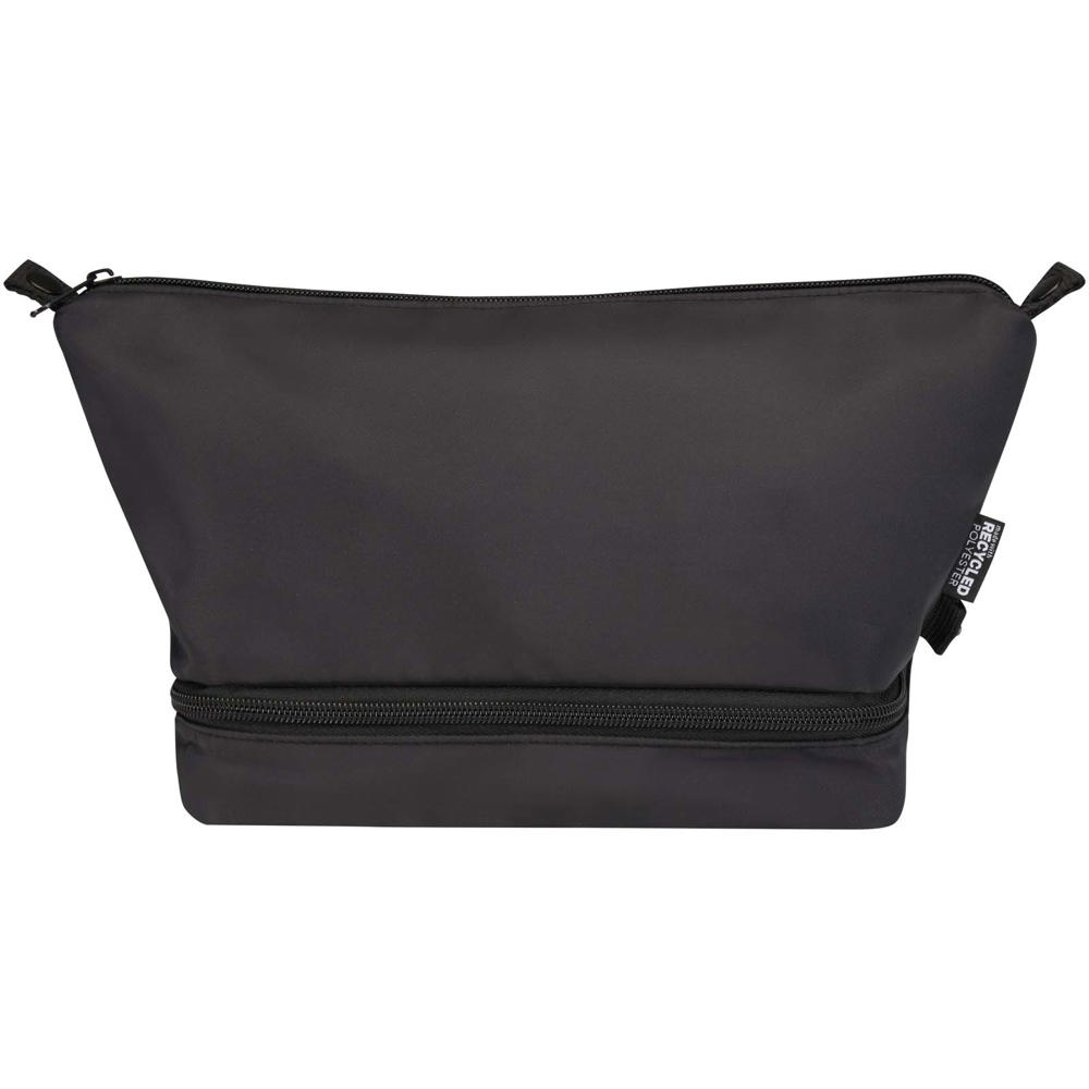Sac de toilette de voyage Trip Aware™ de 6 L en matériaux recyclés Noir
