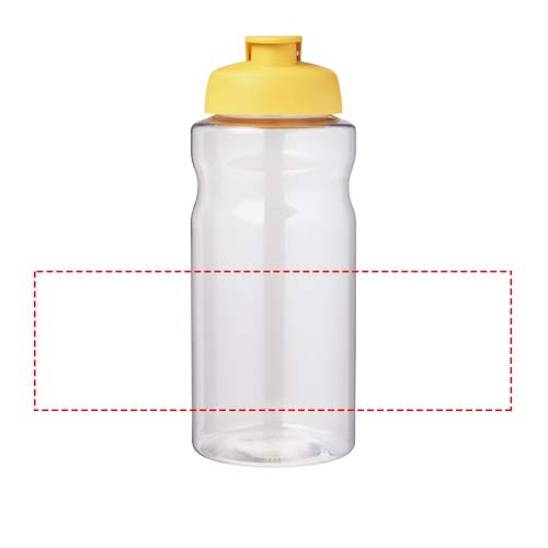 H2O Active® Big Base 1L Sportflasche mit Klappdeckel gelb