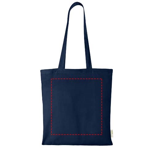 Orissa 100 g/m² Tragetasche aus Bio-Baumwolle 7L navy