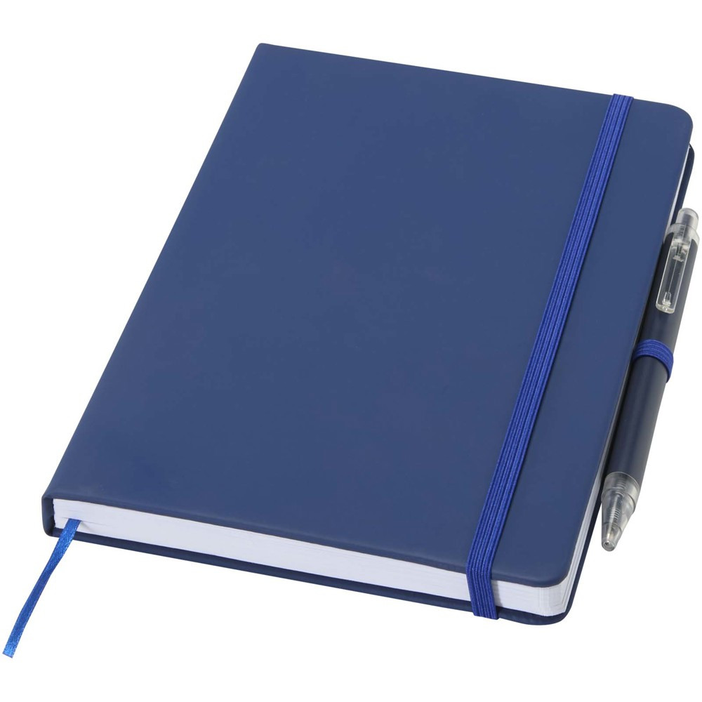 Spectrum Set A5 Hardcover Notizbuch aus Recyclingpapier und einem Kugelschreiber