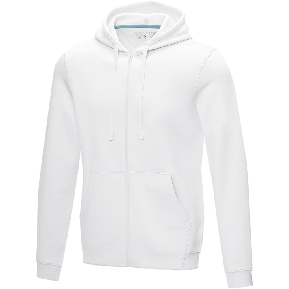 Ruby Hoodie mit durchgehendem Reissverschluss aus Bio-Material für Herren