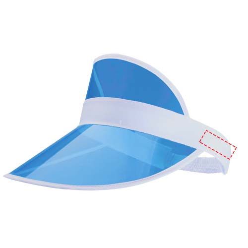 Bright Kappe mit transparentem Schirm blau