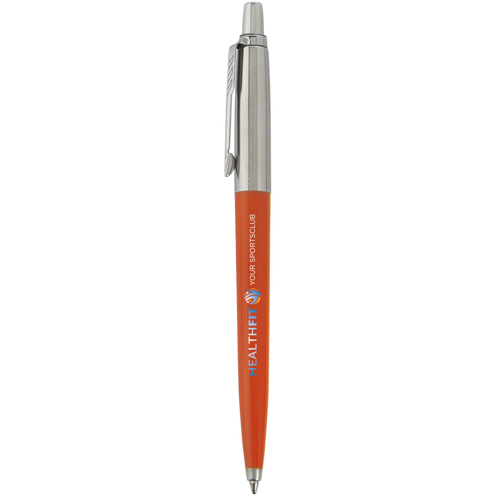 Stylo bille Parker Jotter recyclé (encre bleue) Orange
