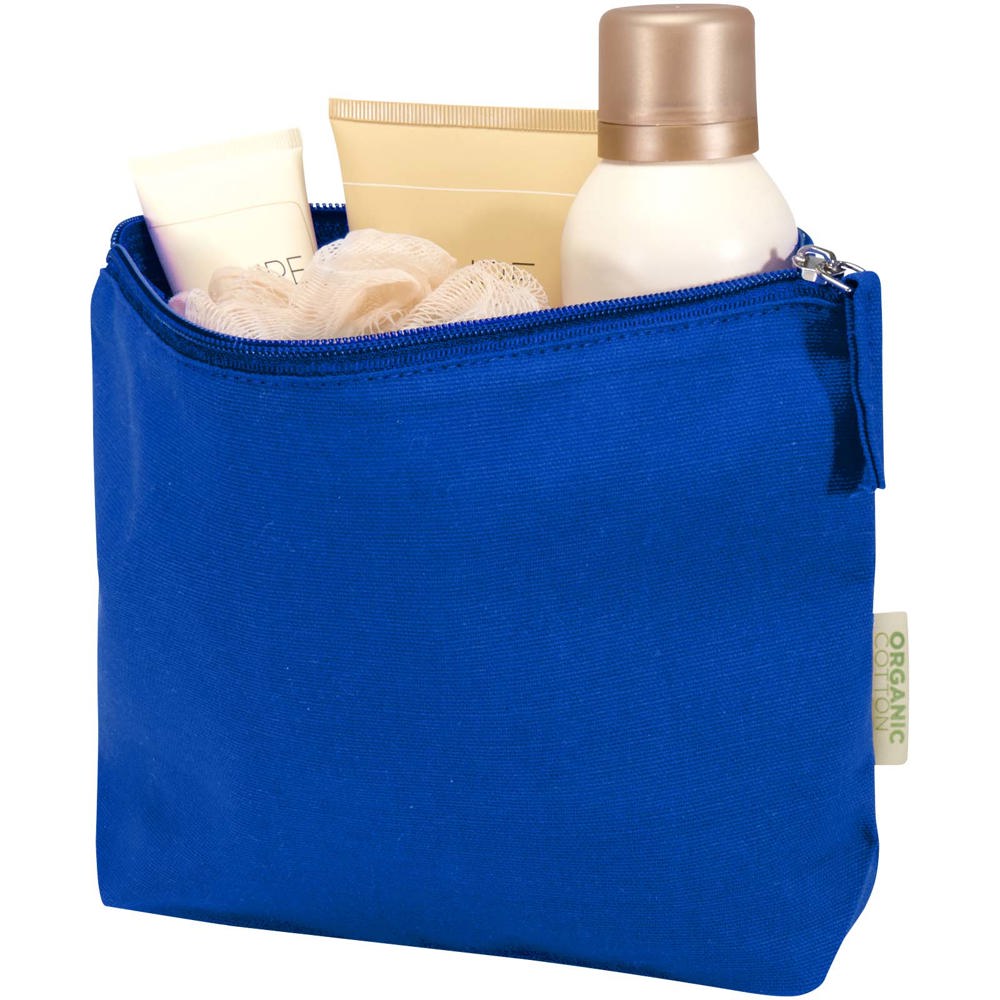 Trousse de toilette Odisha de 1 L bio certifiée OCS 180 g/m² bleu roi