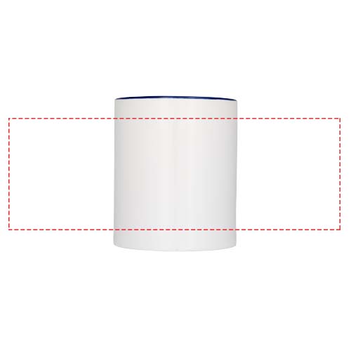 Tasse Pix de 330ml de style pop pour marquage sublimation bleu
