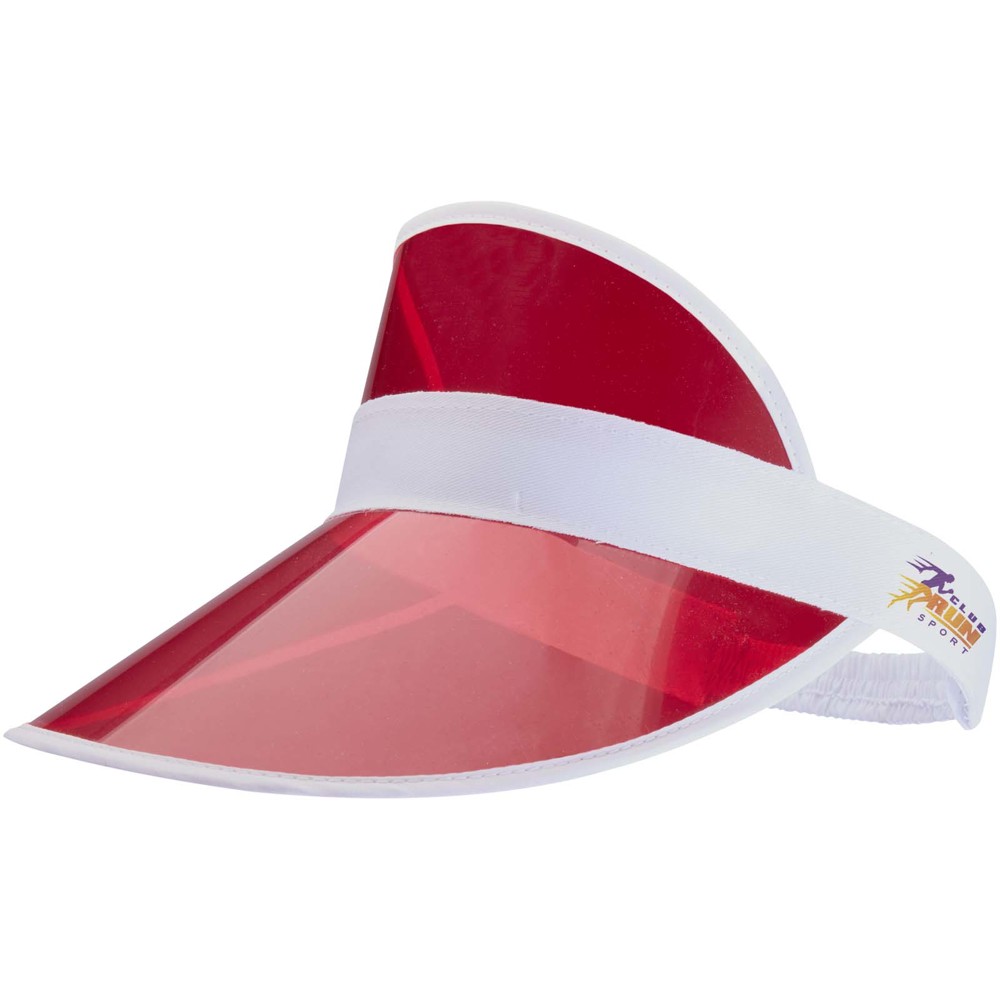 Bright Kappe mit transparentem Schirm rot