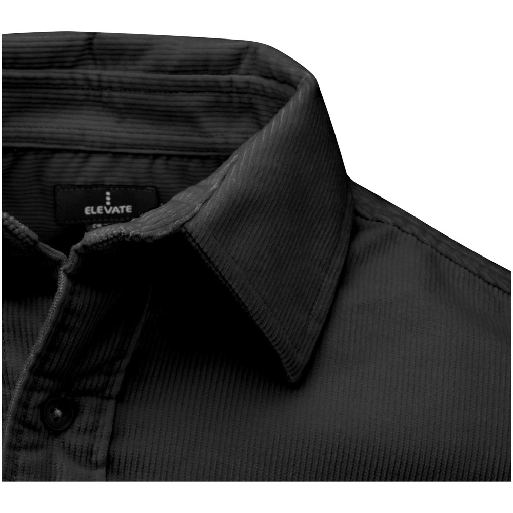 Alum 252 g/m² Hemd aus Cord Unisex schwarz