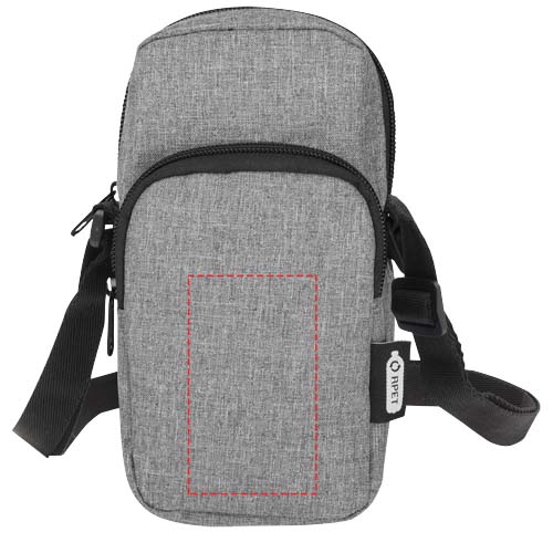 Ross Handytasche aus recyceltem GRS-Material heather grau