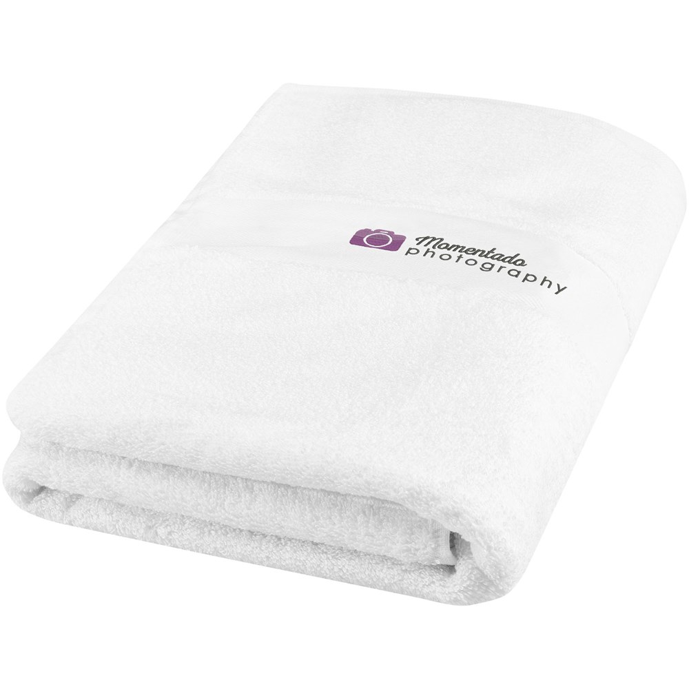Amelia 450 g/m² Baumwollhandtuch 70 x 140 cm weiss