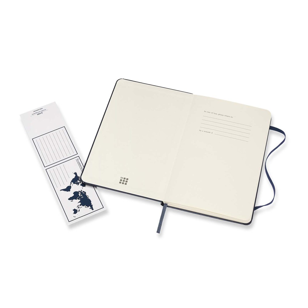 Moleskine Classic Hardcover Notizbuch M – liniert saphir
