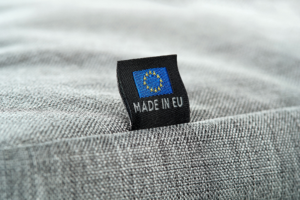 Sport-/Reisetasche EUROPE hellgrau meliert