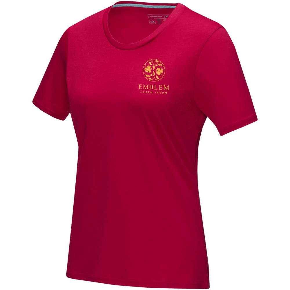 Azurite T-Shirt aus Bio-Baumwolle für Damen Rot