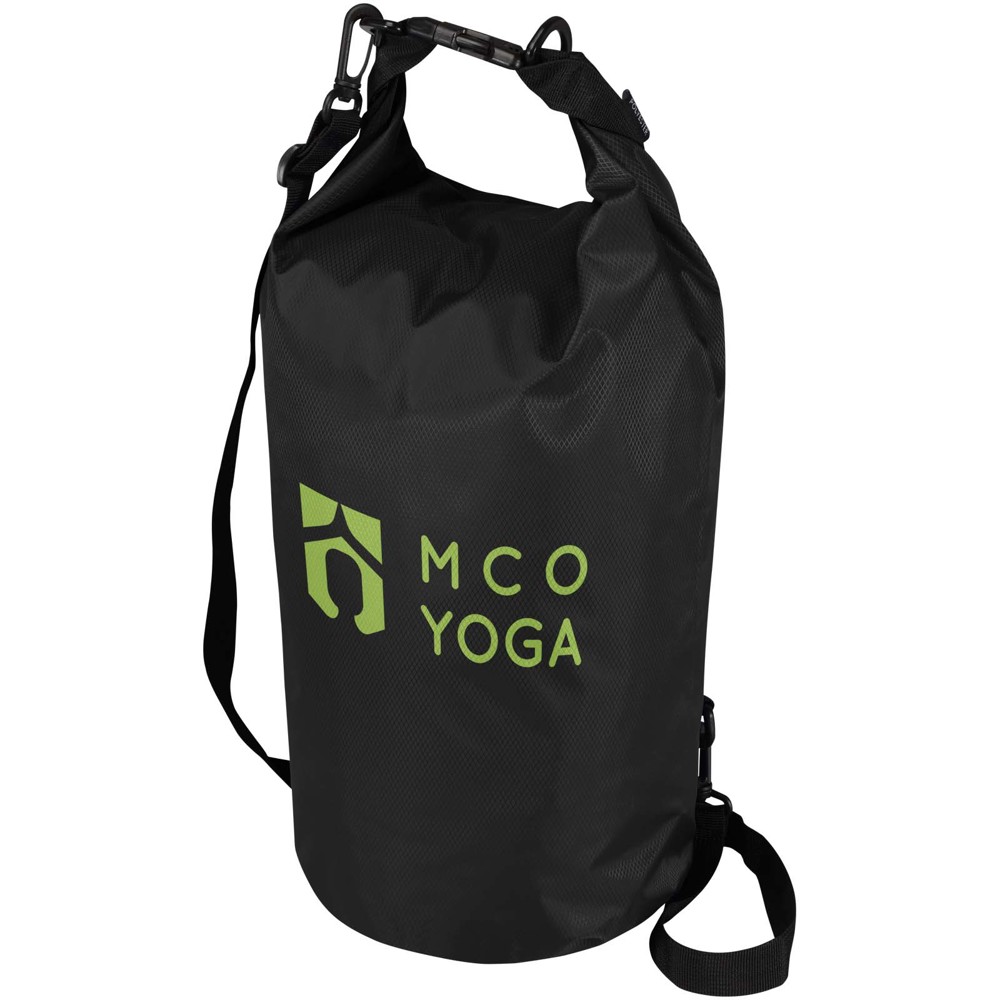 Sac de voyage imperméable en tissu recyclé Camper, 10 L noir