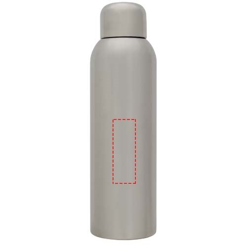 Bouteille d'eau Guzzle de 820 ml en acier inoxydable certifié RCS Argent