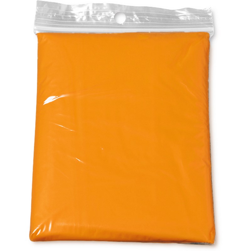 Farbenfrohe Regenponcho ✓Perfekt für Events ✓Express Lieferung ✓Wiederverwendbar. orange