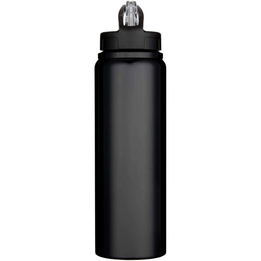 Fitz 800 ml RCS-zertifizierte, einwandige Trinkflasche aus recyceltem Edelstahl schwarz