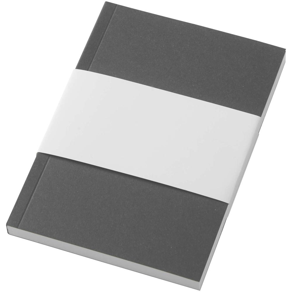 Novella Austen A6 Softcover Notizbuch aus Recyclingmaterial – 100 Blatt kohle