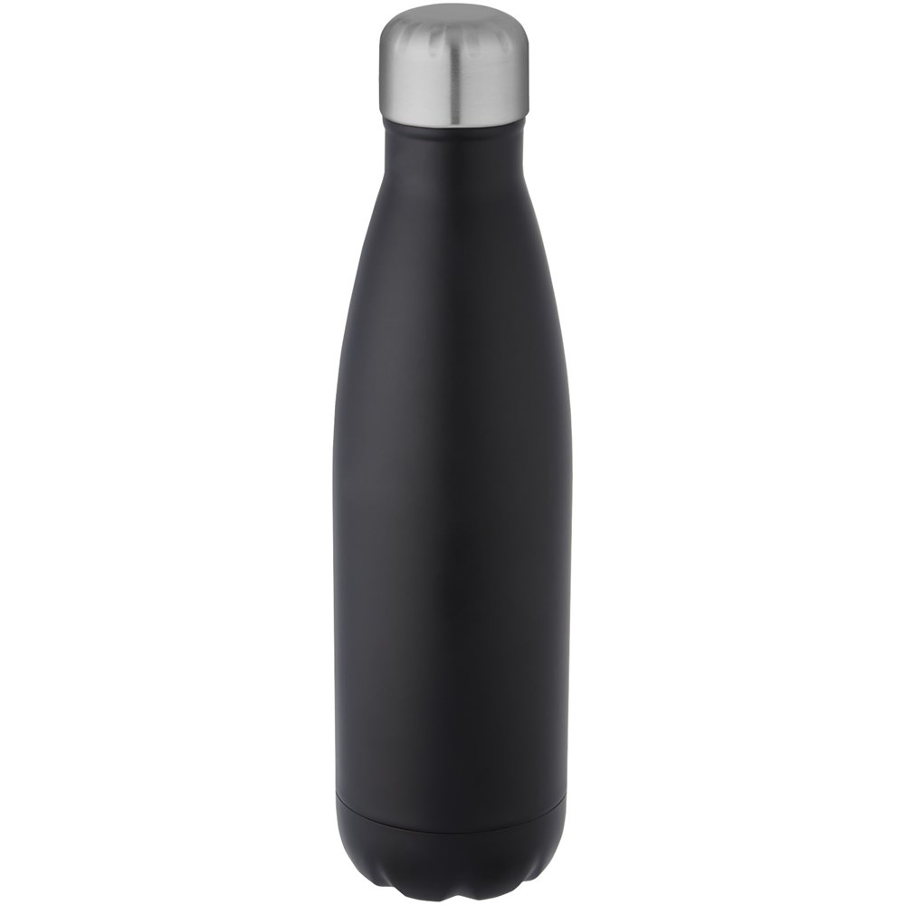 Bouteille isotherme sous vide Cove de 500 ml en cuivre et acier inoxydable recyclé certifié RCS  Noir
