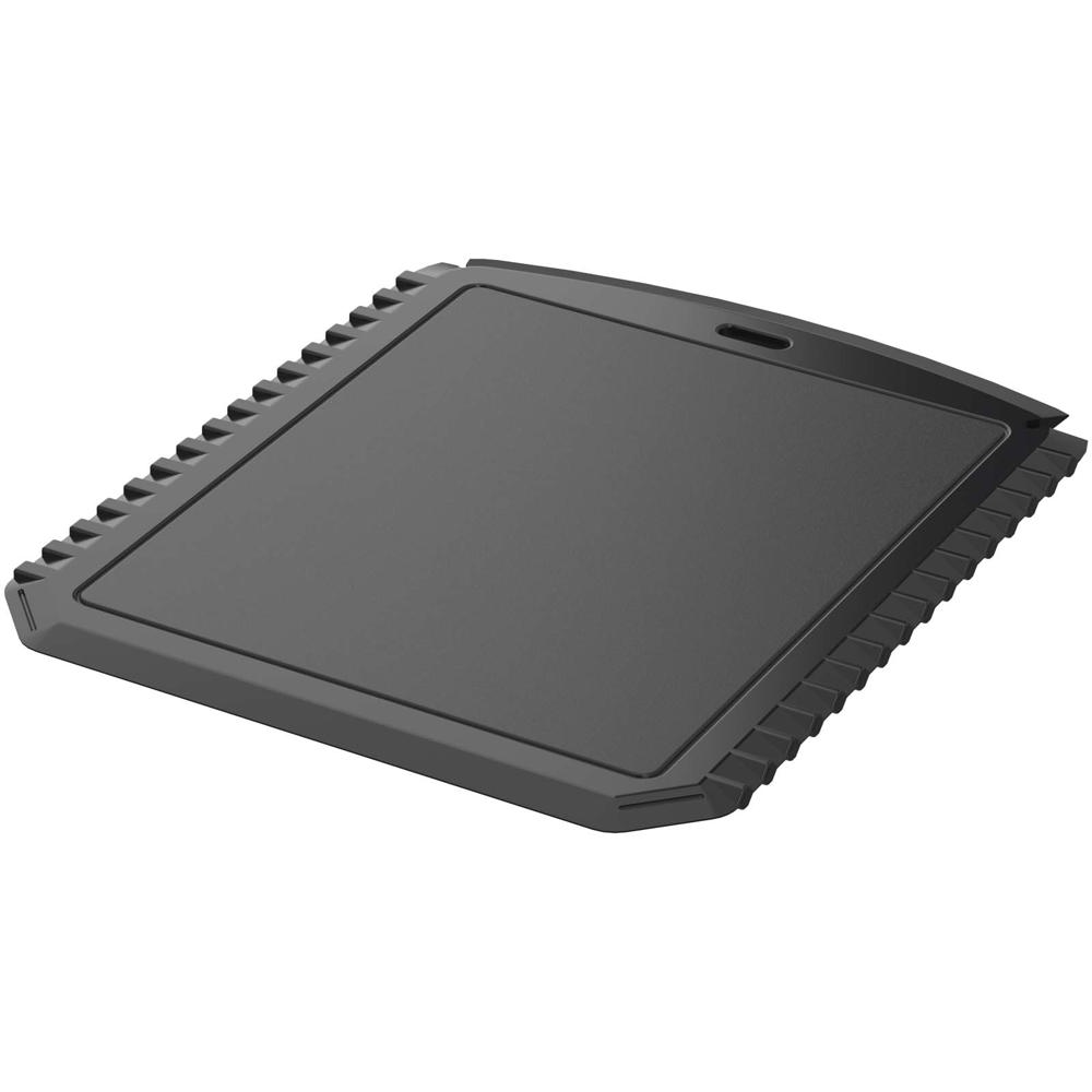 Grattoir à glace Thrym rectangulaire et en plastique recyclé Noir