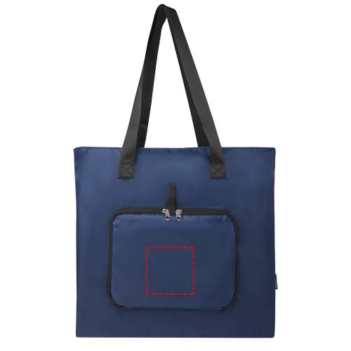 Sac shopping pliable EcoFold de 16 L en RPET Marine