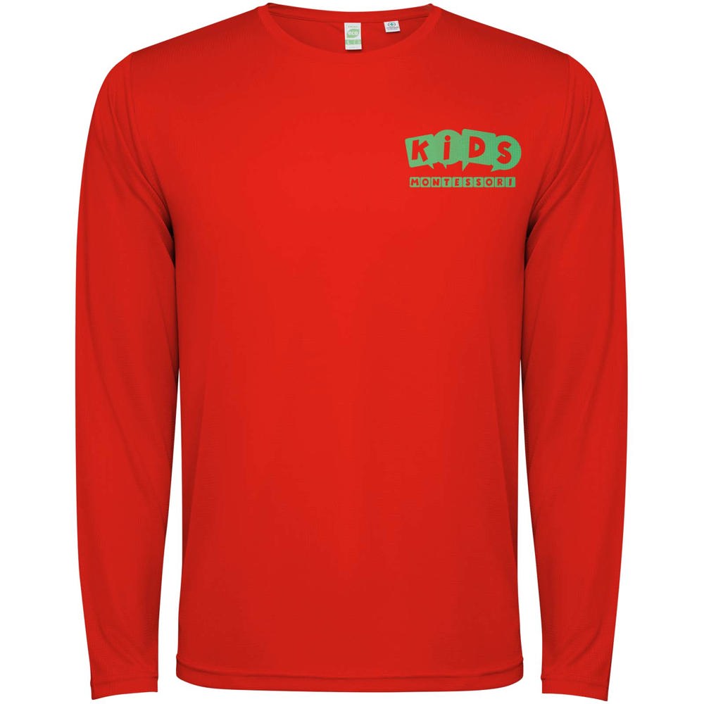 T-shirt Estoril à manches longues pour enfant Rouge