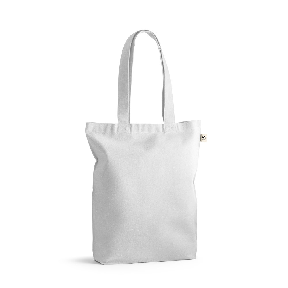 MERIDA Sac (220 g/m²) en coton (50%), coton recyclé (30%) et polyester (20% rPET) Blanc