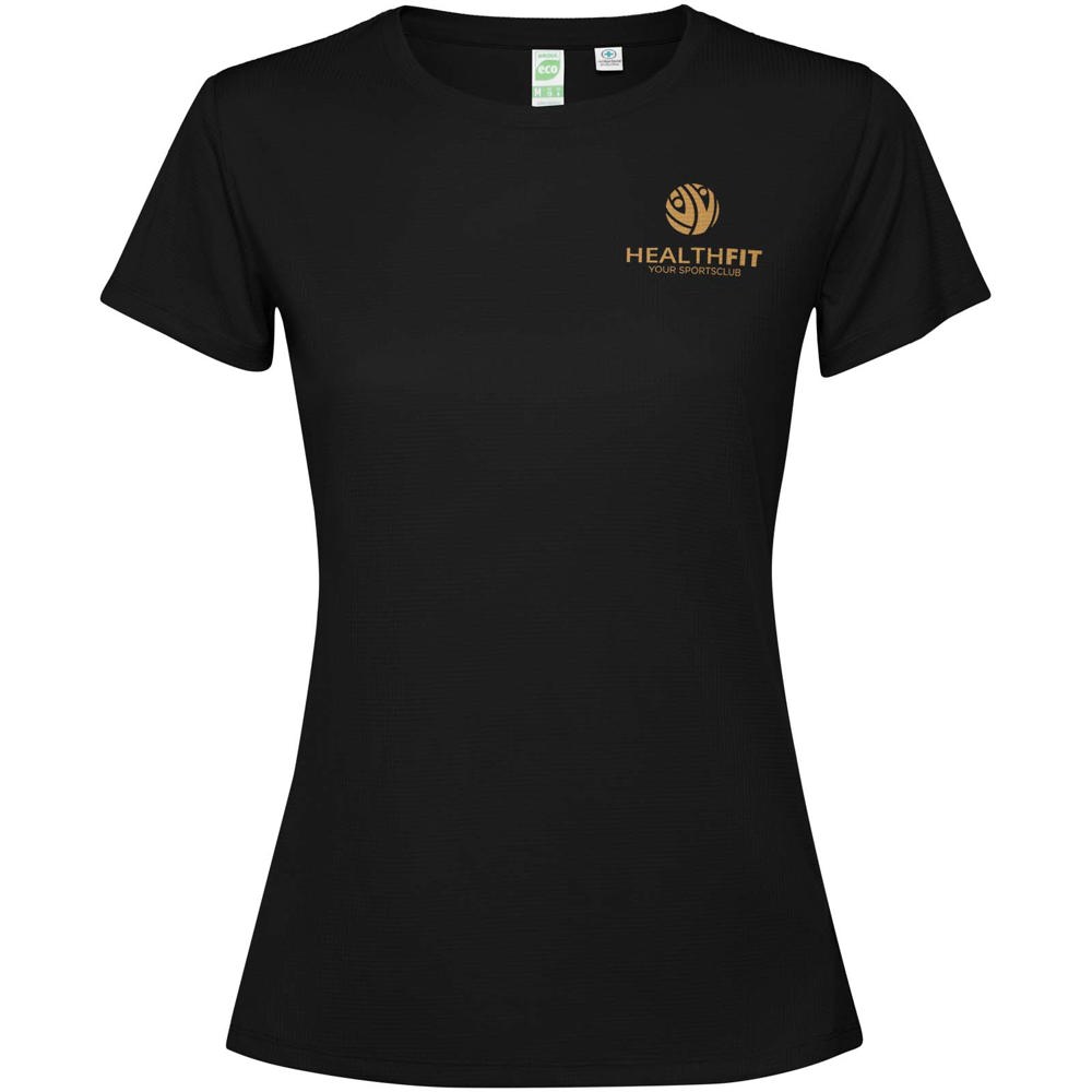 T-shirt Estoril à manches courtes pour femme Noir