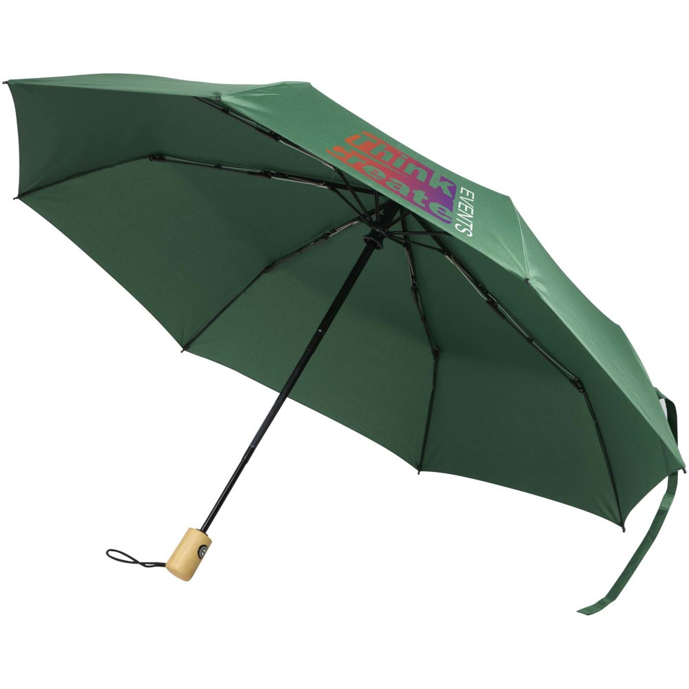 Parapluie pliable Renee de 58 cm à ouverture et fermeture automatiques vert
