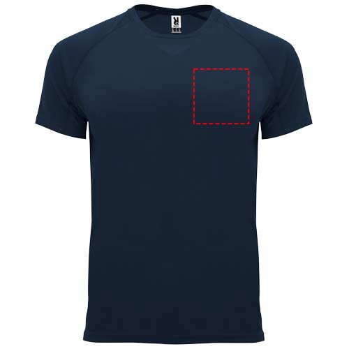 T-shirt Bahrain en maille piquée à manches courtes pour homme Navy Blue