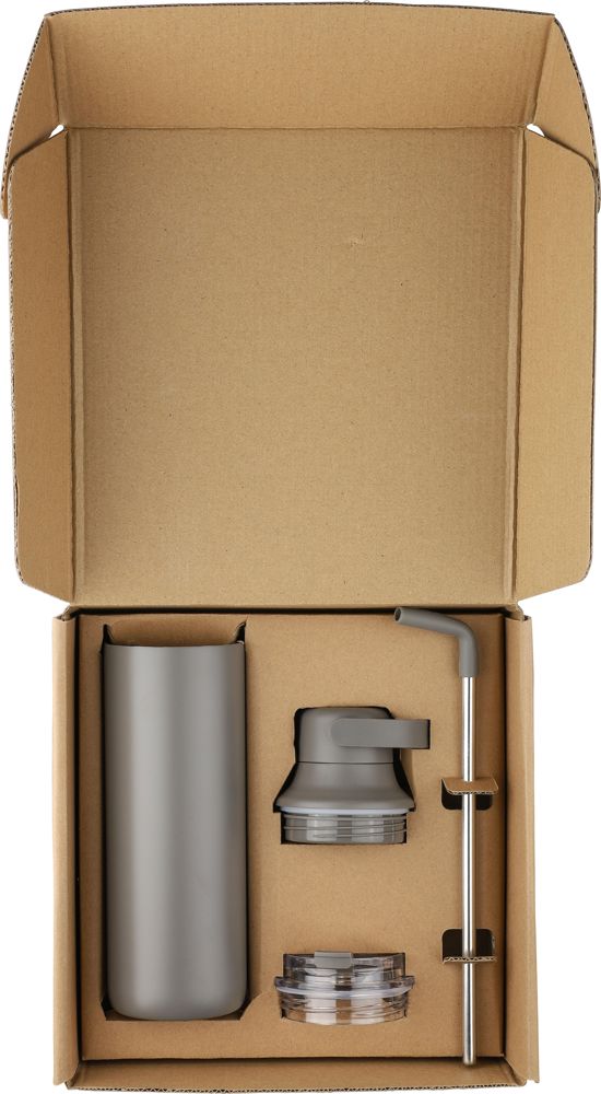 Gourde double paroi de 500 ml en acier inoxydable Omari