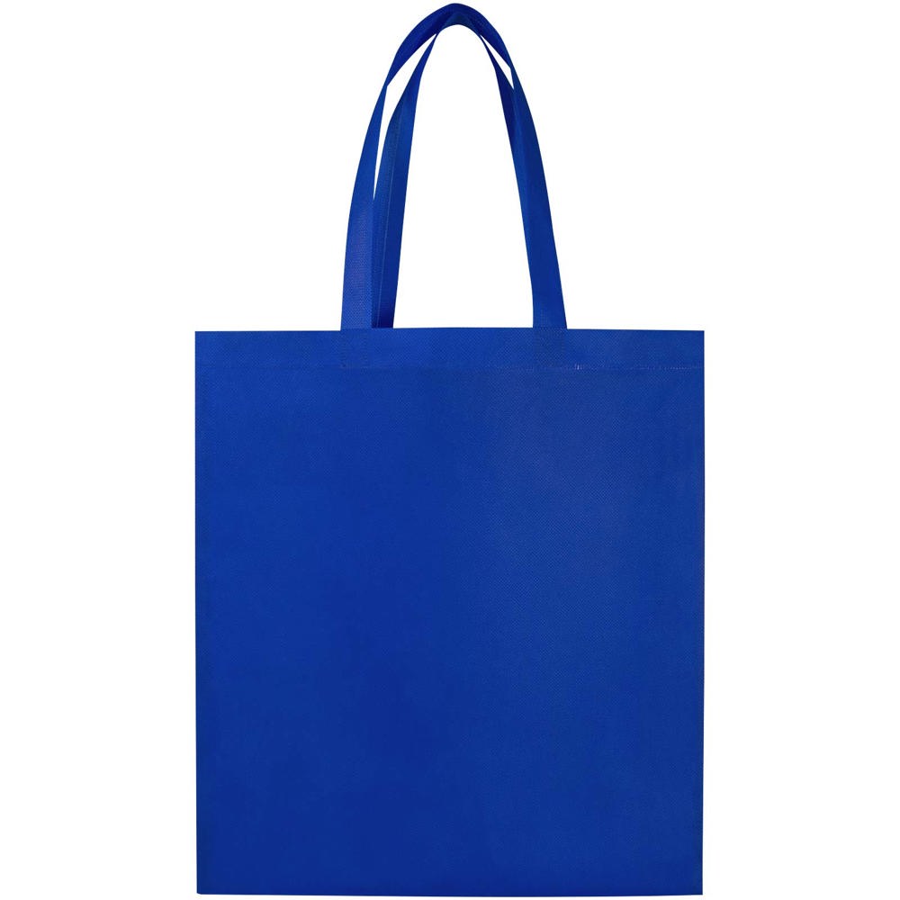 Sac shopping à soufflets EcoSeal non tissé recyclé et certifié GRS de 12 L Bleu royal