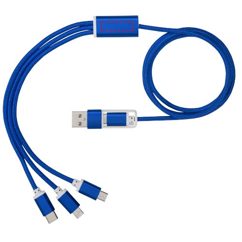 Câble de charge 5-en-1 Versatile Bleu royal
