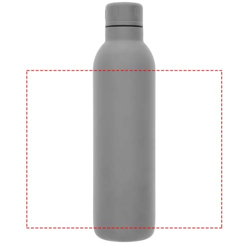 Bouteille de sport de 510ml avec isolation par le vide et couche de cuivre Odin gris