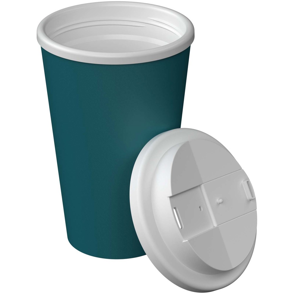 Gobelet isotherme Americano® Infiniti de 350 ml avec couvercle anti-déversement Vert mer profonde