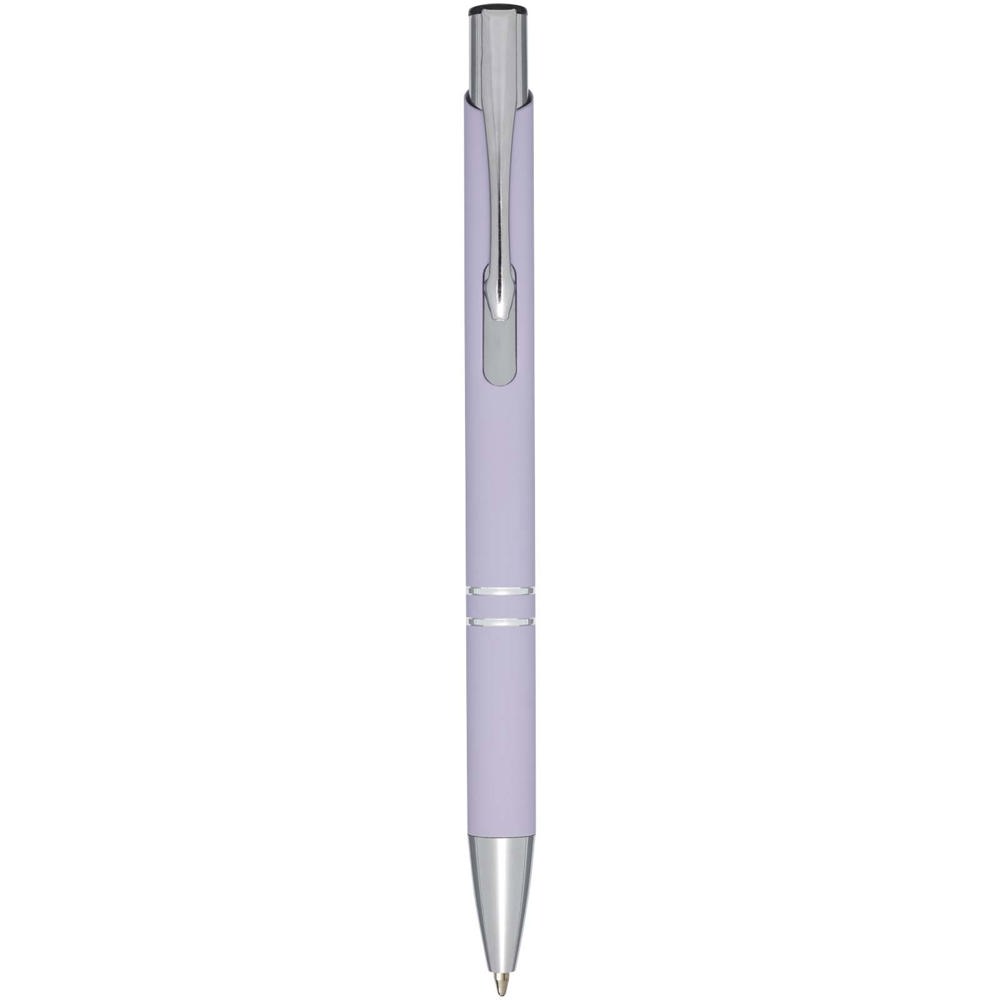 Moneta Soft Touch Druckkugelschreiber (schwarze Mine) fliederfarben