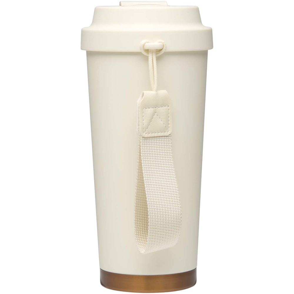 Gobelet isotherme à double paroi en acier inoxydable recyclé RCS Hampton, 480 ml