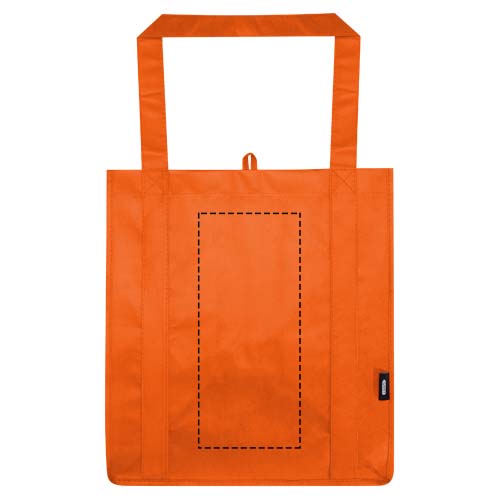 Liberty Tragetasche mit hartem Boden aus recyceltem GRS Non Woven 6 L orange