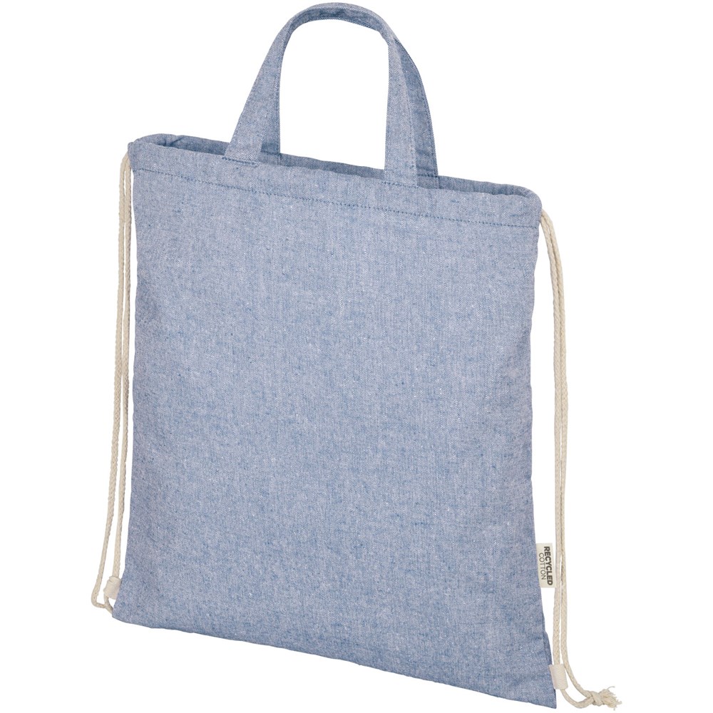 Pheebs 150 g/m² Aware™ recycelter Turnbeutel heather blau