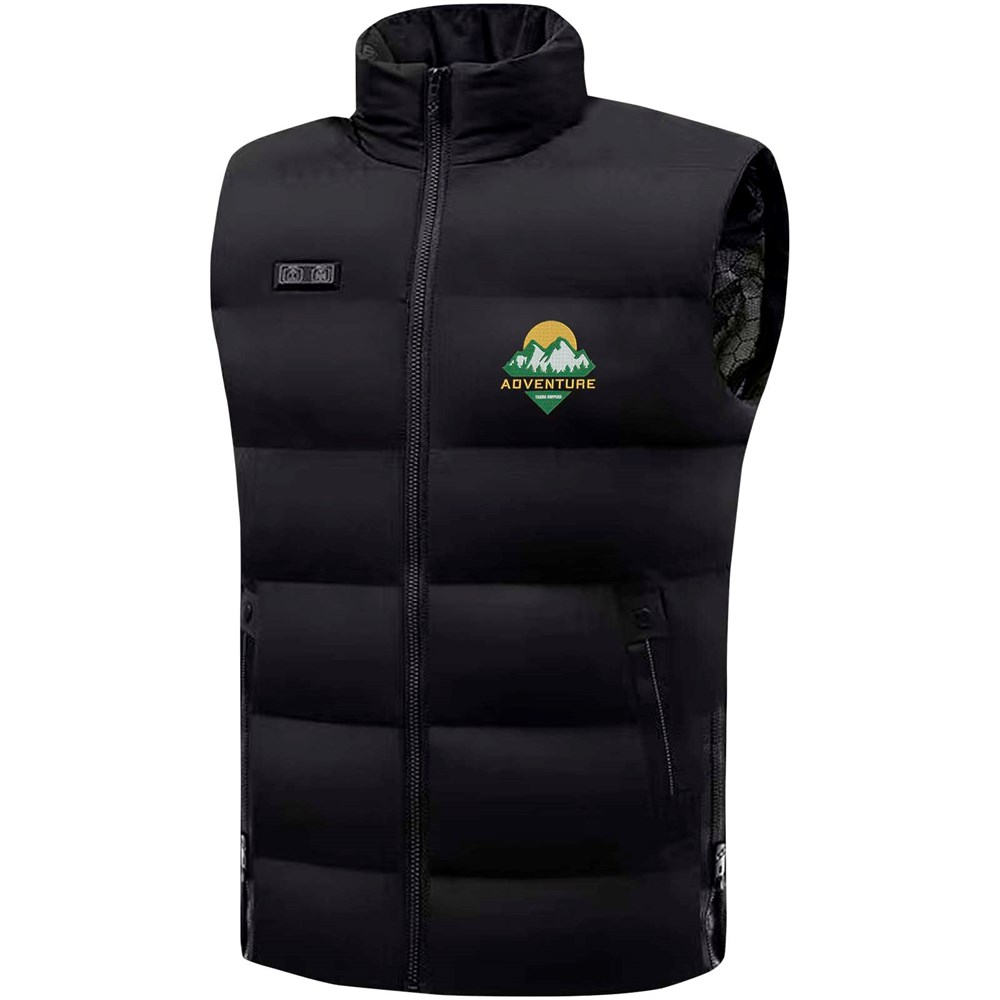 SCX.design G01 beheizbarer Bodywarmer mit Powerbank schwarz