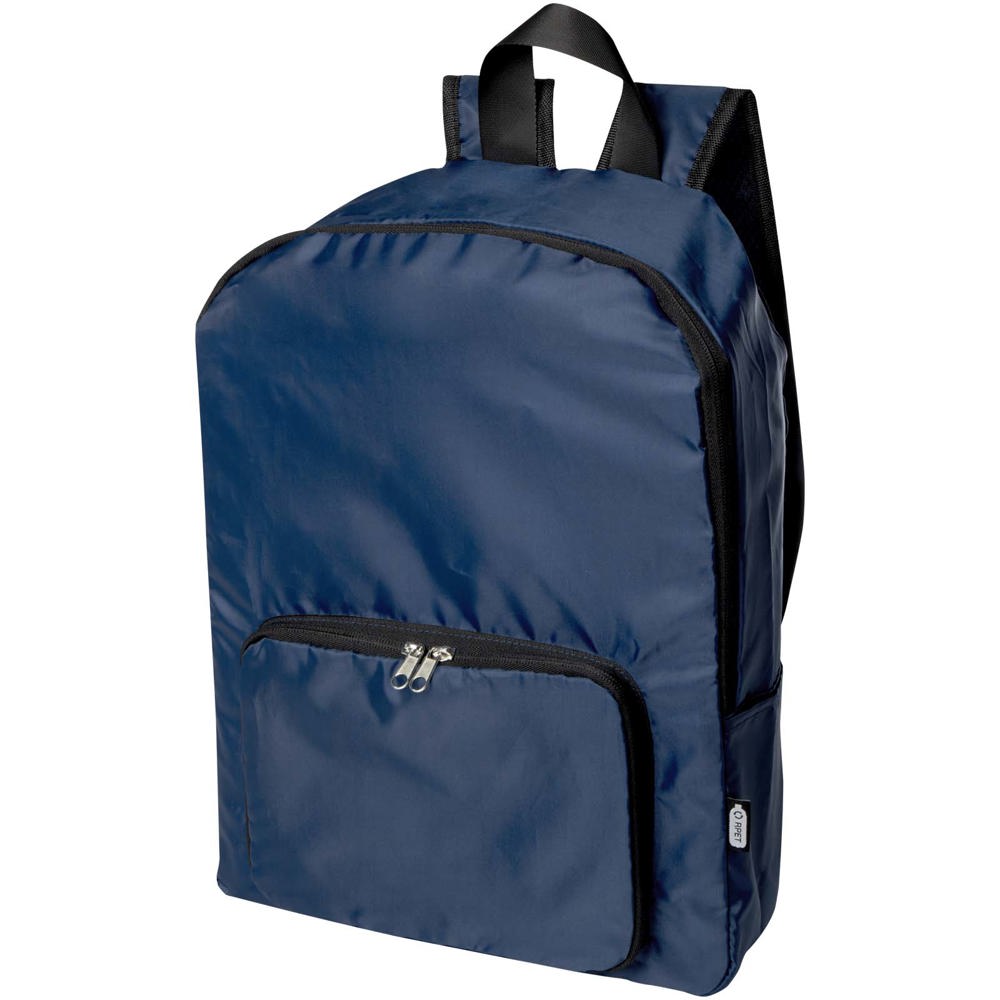 EcoFold faltbarer RPET Rucksack 15 L navy