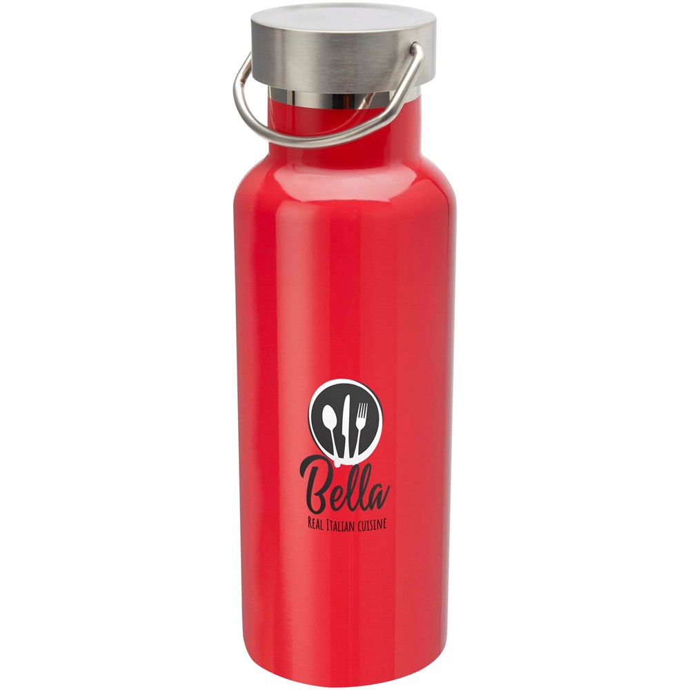 Bouteille d’eau Thor de 500 ml en acier inoxydable certifié RCS Rouge