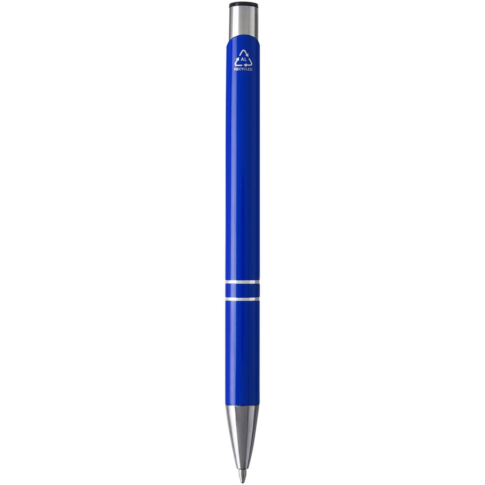 Moneta Kugelschreiber aus recyceltem Aluminium (blaue Mine) royalblau