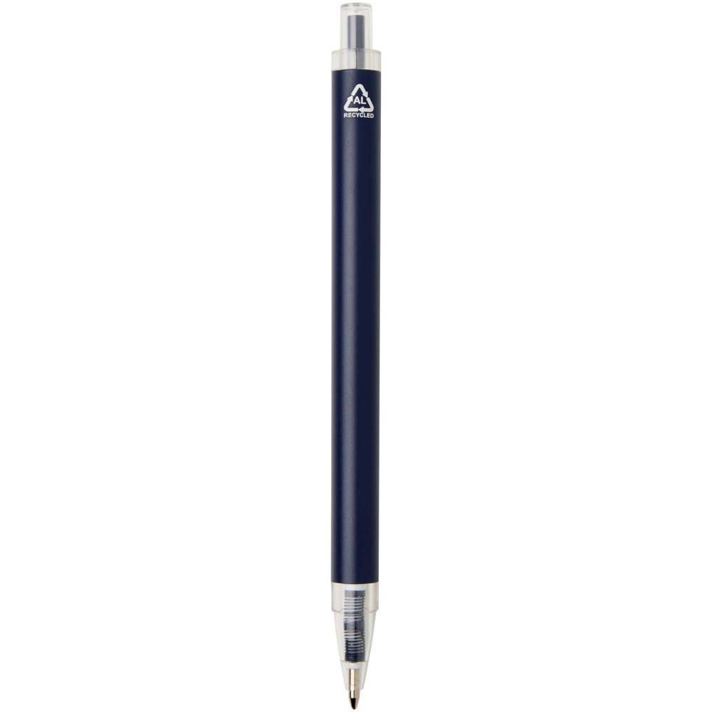 Stylo à bille Spectrum en aluminium recyclé (encre bleue) Marine