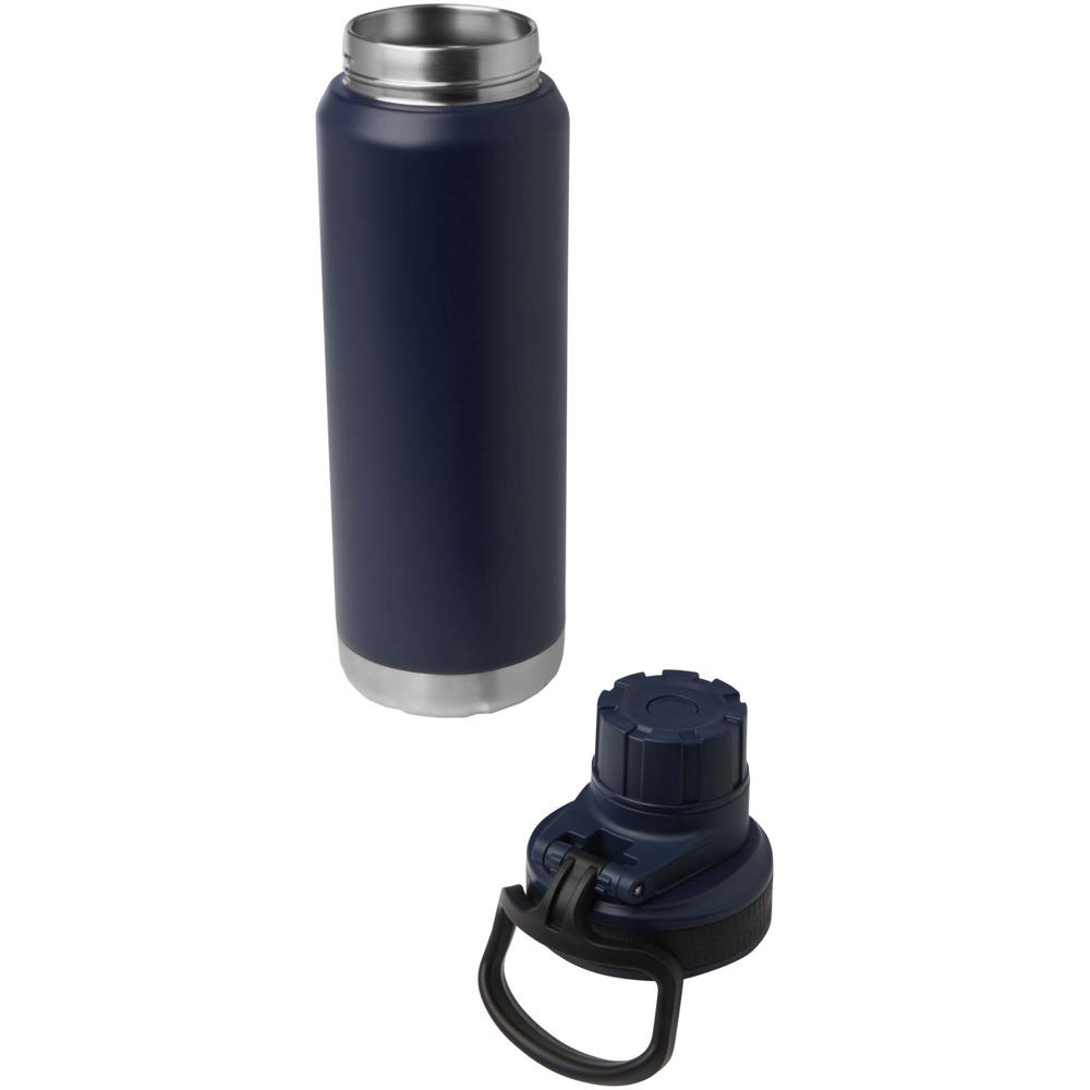 Fortis 700 ml RCS-zertifizierte Kupfer-Vakuum Isolierflasche aus recyceltem Edelstahl (Kohlensäure geeignet) navy