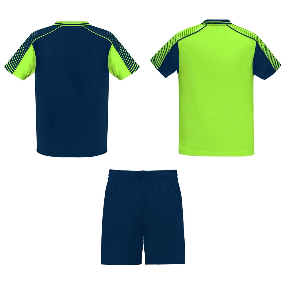Juve Sport-Set Unisex Fluor Green, Navy Blue