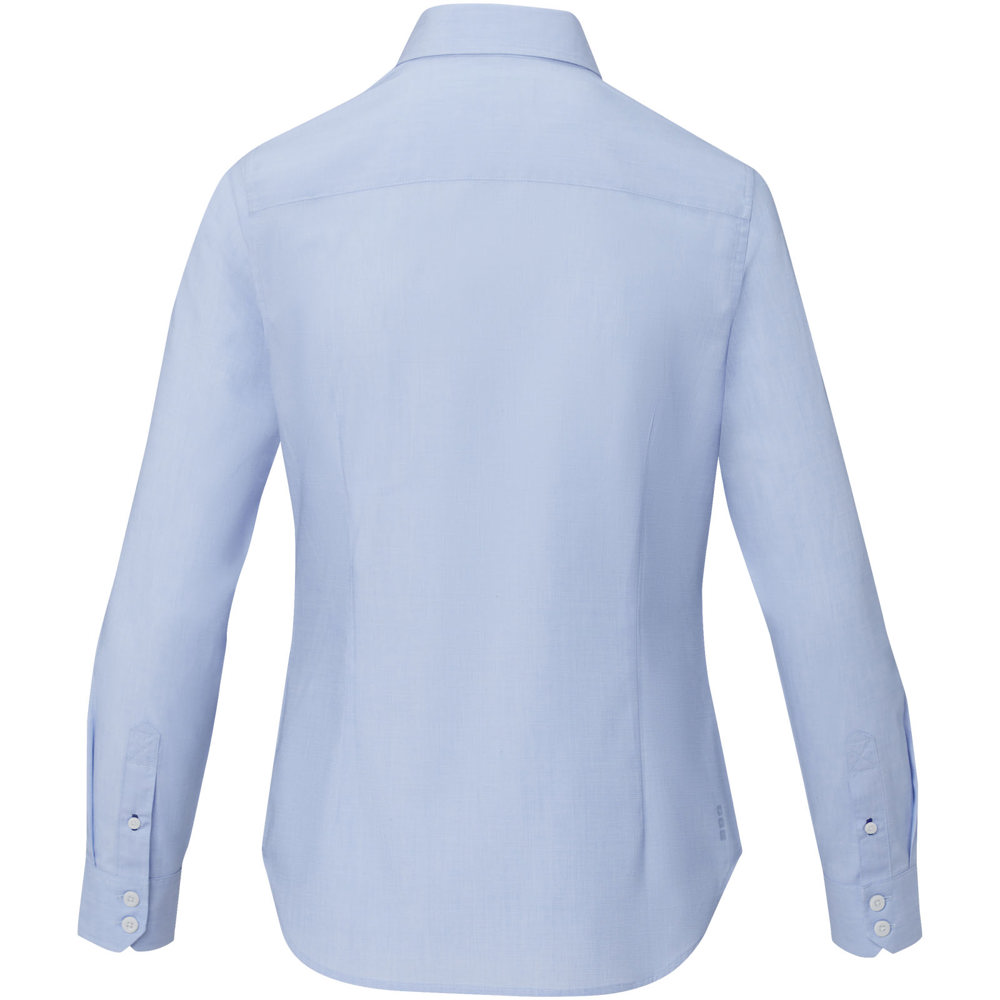 Cuprite Langarm Shirt aus Bio-Baumwolle für Damen Hellblau