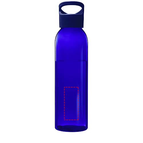 Bouteille d'eau Sky de 650 ml en plastique recyclé Bleu