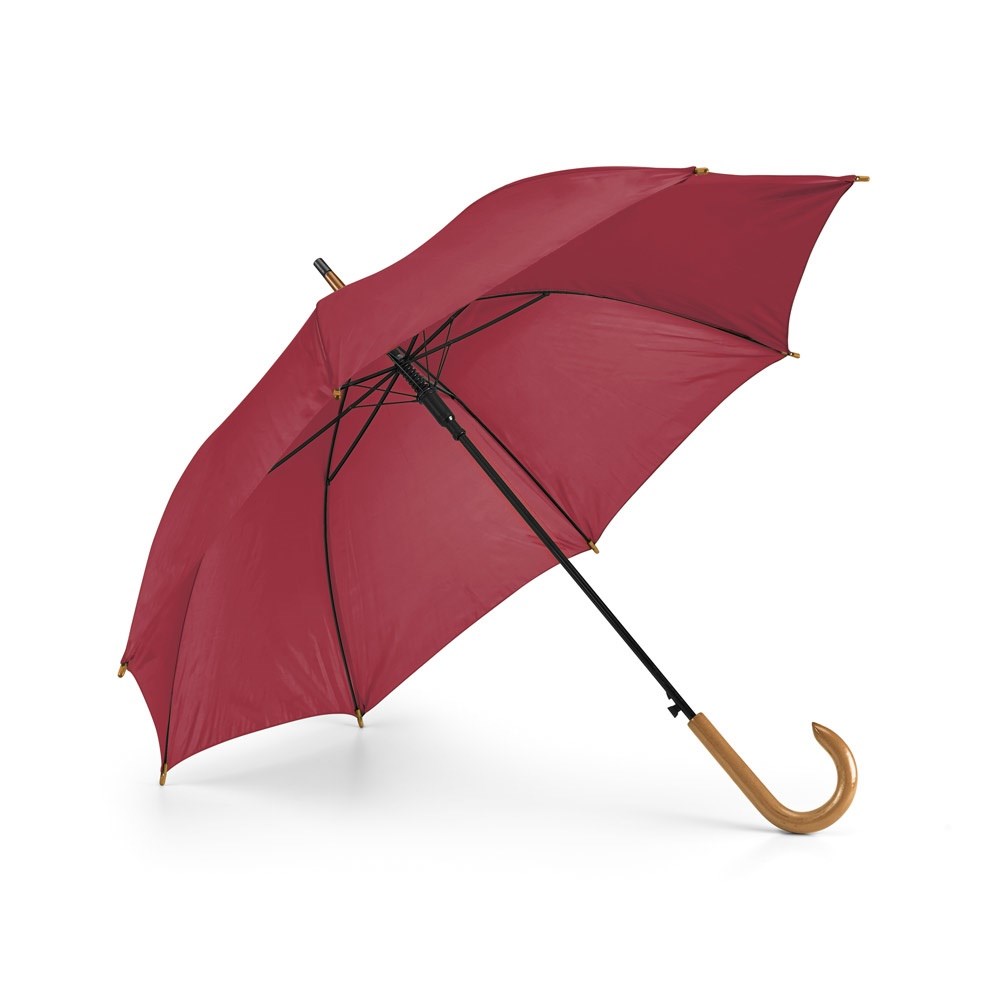 PATTI Parapluie en polyester 190T avec ouverture automatique Bordeaux